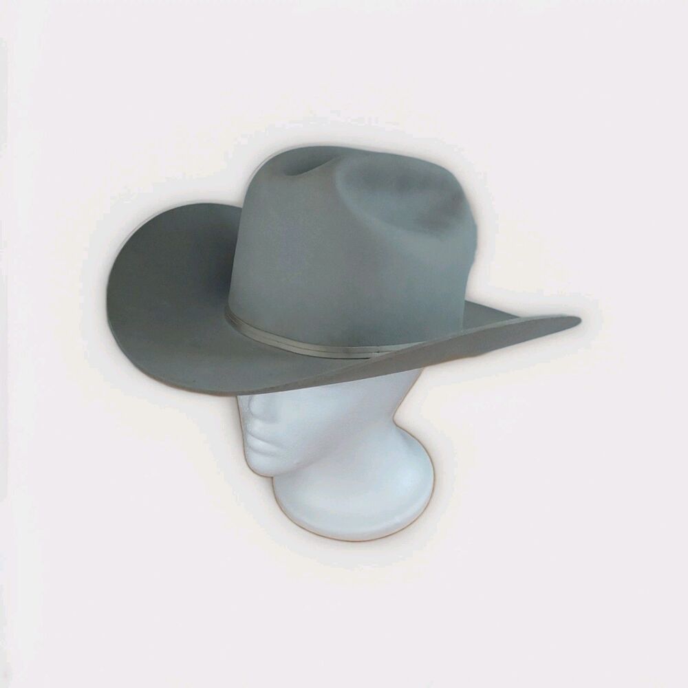 Vintage Bradford Western Cowboy Hat Glyco-Tite Beaver 25 Felt 7-1/8